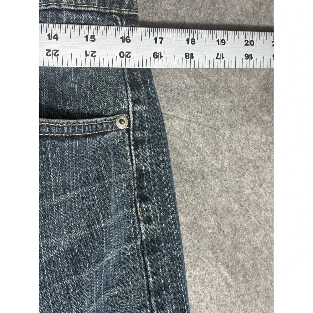 Levis 505 Regular Taper Jeans Mens 33x32 Blue Denim Stretch Pants 00505-0277